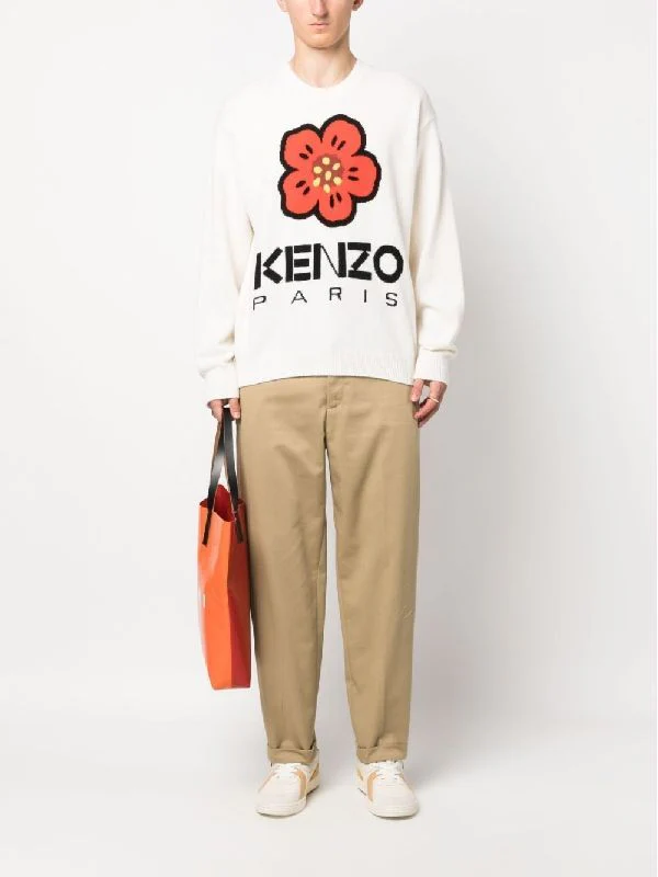 Paris Logo Label Chino Pants - Image 2