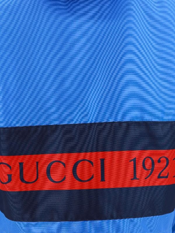 Back Logo Nylon Hooded Jacket - Image 3