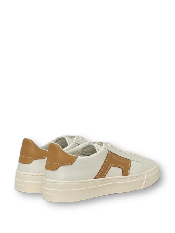 Logo Leather Low Top Sneakers - Image 2