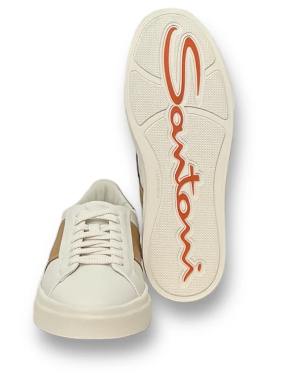 Logo Leather Low Top Sneakers - Image 3