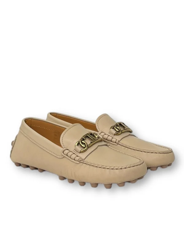 Logo Metal Decor Driving Shoes - Image 3
