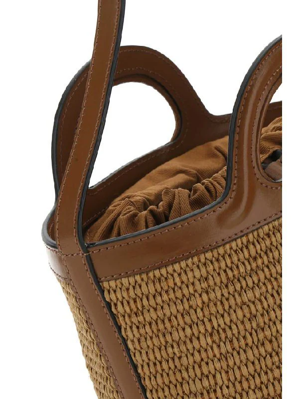 Tropicallia Logo Raffia Mini Tote Bag - Image 4