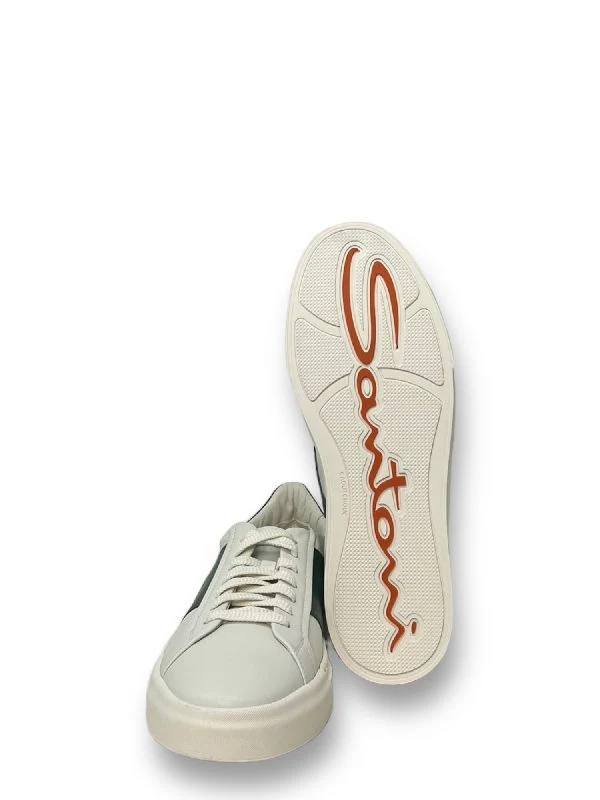 Logo Leather Low Top Sneakers - Image 4