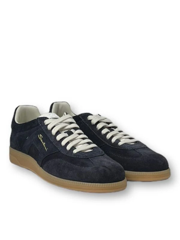 Logo Suede Low Top Sneakers - Image 2