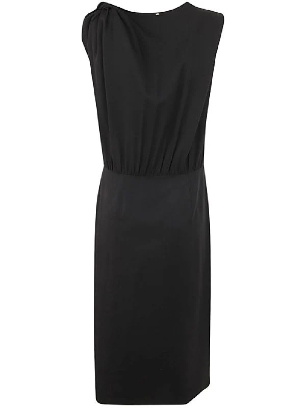 Cris Knotted Strap Midi Dress - Image 2