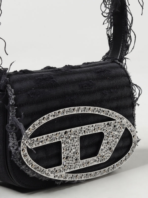 1dr Rhinestone Logo Denim Tote Bag - Image 3