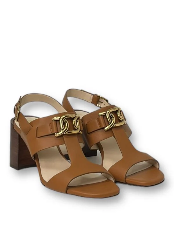 Kate Logo Plaque Sandal Heels - Image 2