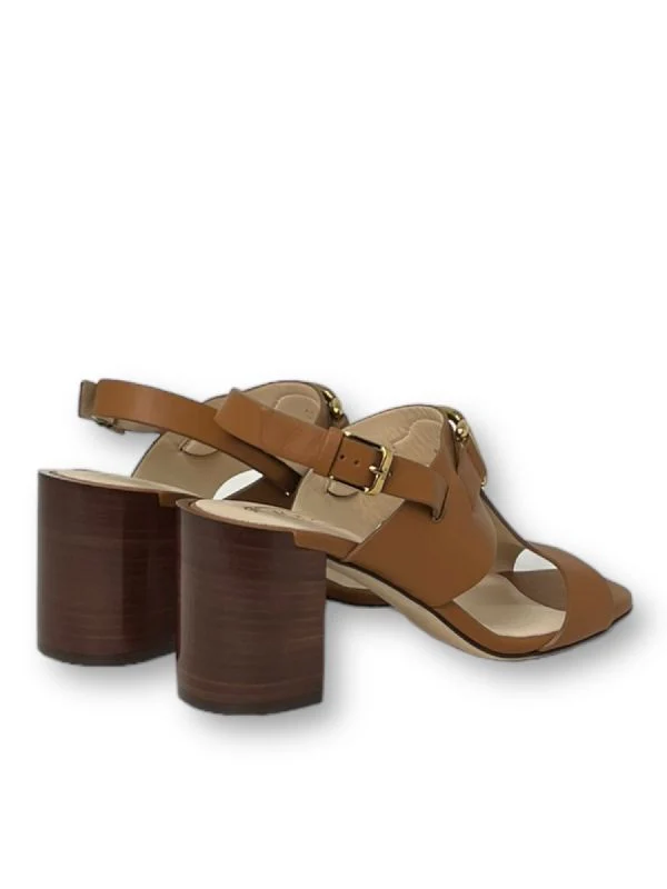Kate Logo Plaque Sandal Heels - Image 3