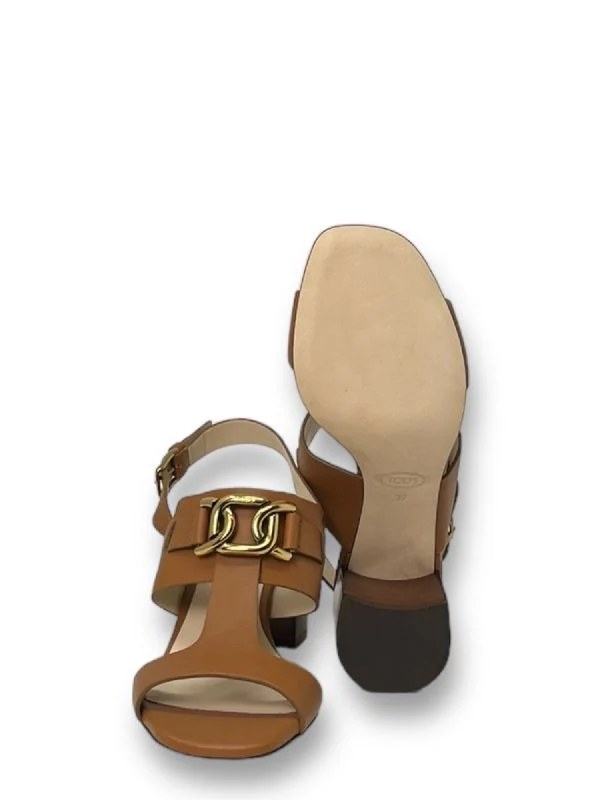 Kate Logo Plaque Sandal Heels - Image 4
