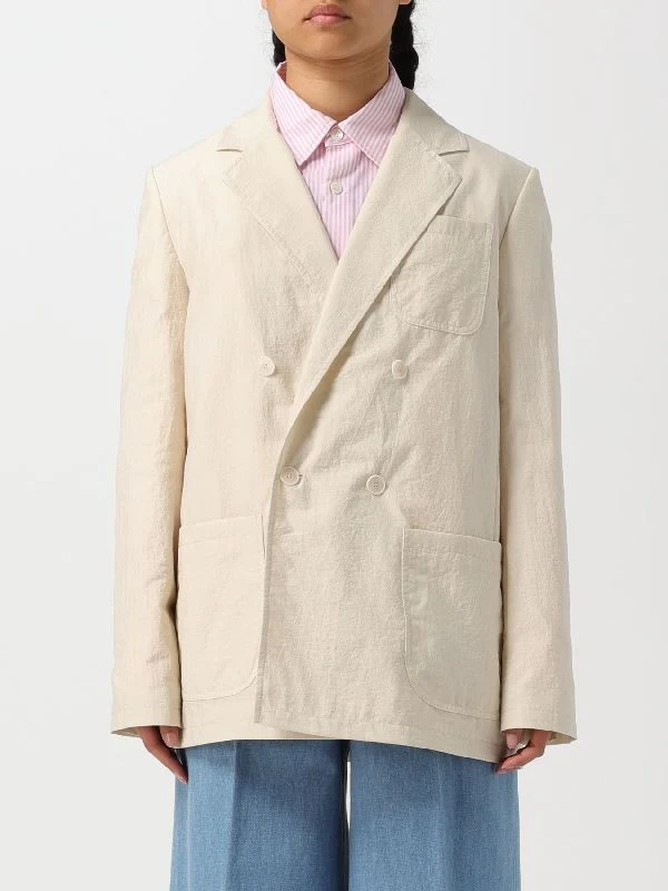 Double Breasted Crepe Jacket - Image 3