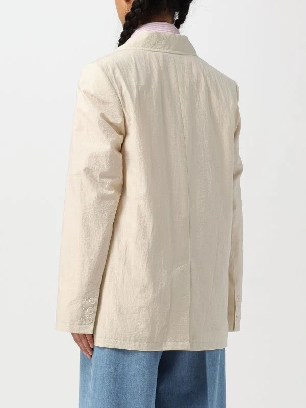 Double Breasted Crepe Jacket - Image 4