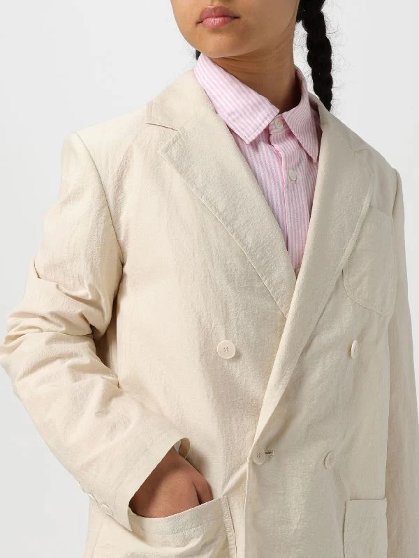 Double Breasted Crepe Jacket - Image 5