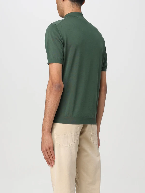 Cotton Short Sleeve Polo Shirt - Image 2