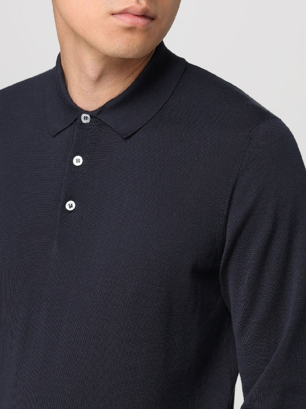 Fine Knit Polo Shirt - Image 3
