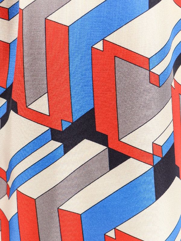 Allover Graphic Logo Silk Shorts - Image 3