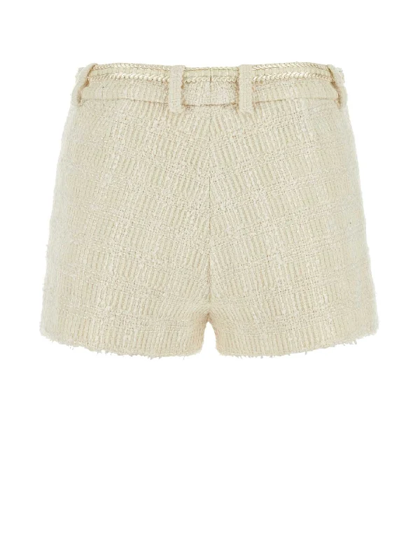Wool Blend Tweed Shorts - Image 2