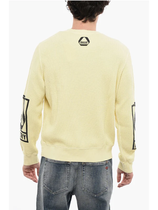 Diesel Yellow Sweatshirt - Image 2