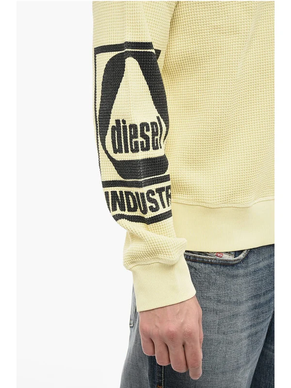 Diesel Yellow Sweatshirt - Image 3