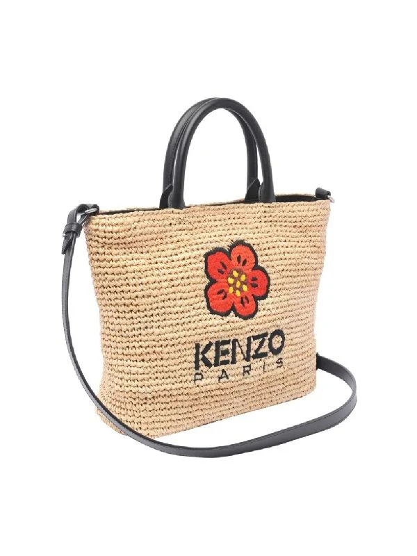 Boke Flower Beach Raffia Small Tote Bag - Image 2