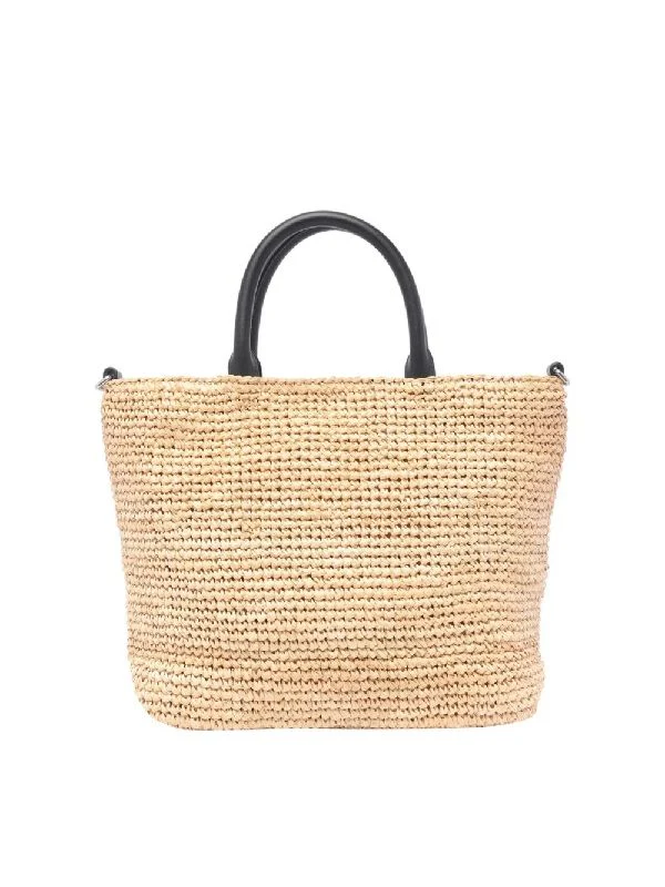 Boke Flower Beach Raffia Small Tote Bag - Image 3