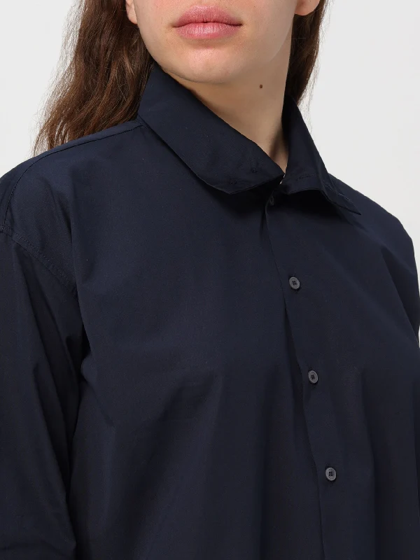High Neck Poplin Shirt - Image 3