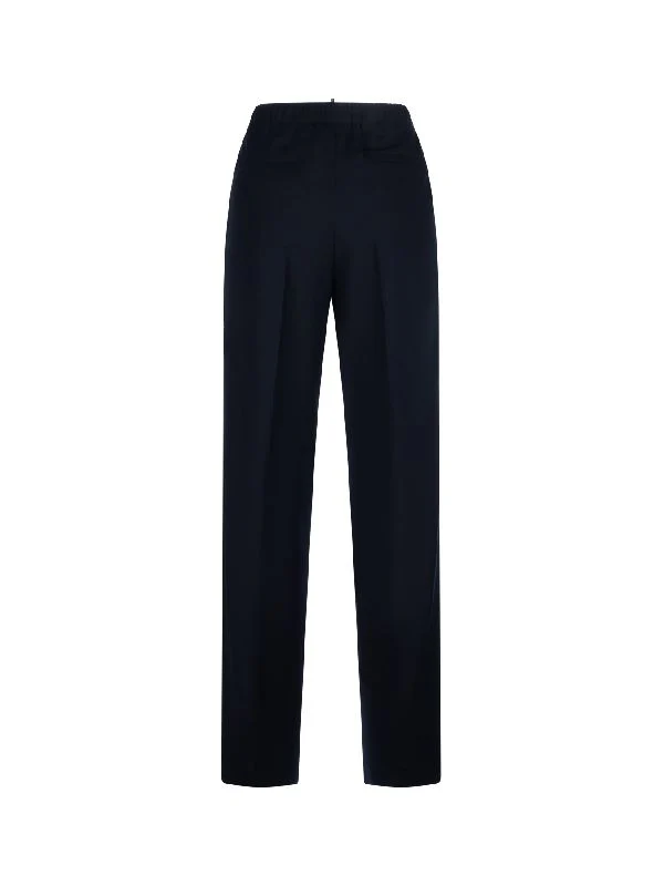 Straight Wool Blend Pants - Image 2