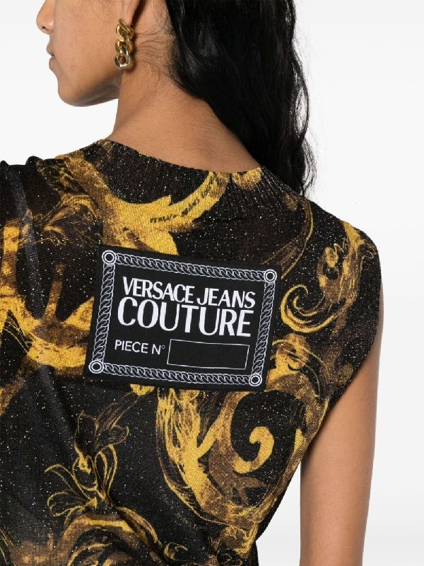 Baroque Printing Sleeveless Knit - Image 3
