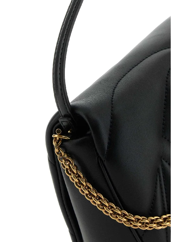 Seal Logo Quilted Leather Shoulder Bag - Image 4