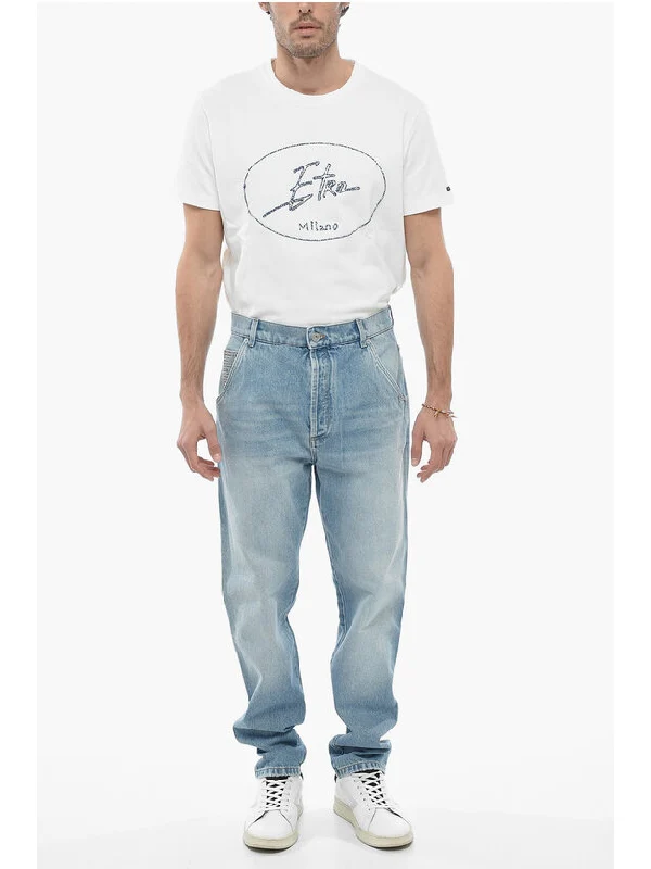 Balmain Blue Denim Pants - Image 4