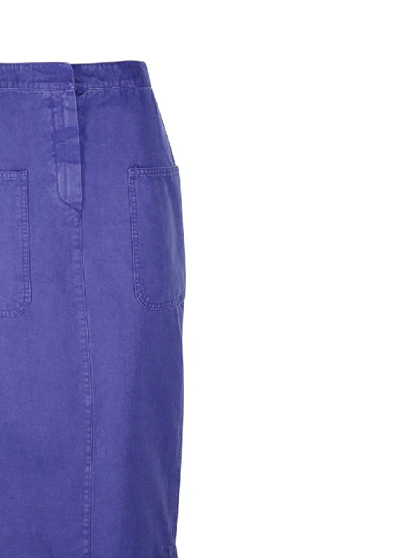 Cardiff Cotton Midi Skirt - Image 4