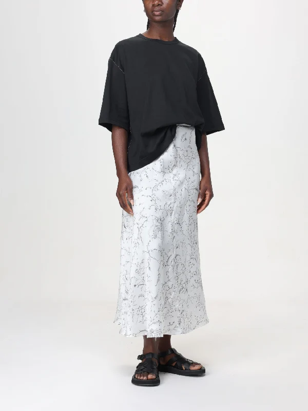 Floral Printing Midi Skirt - Image 2