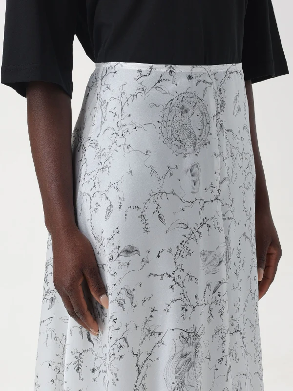 Floral Printing Midi Skirt - Image 4