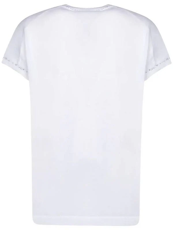 V-Neck Cotton Short Sleeve T-Shirt - Image 2