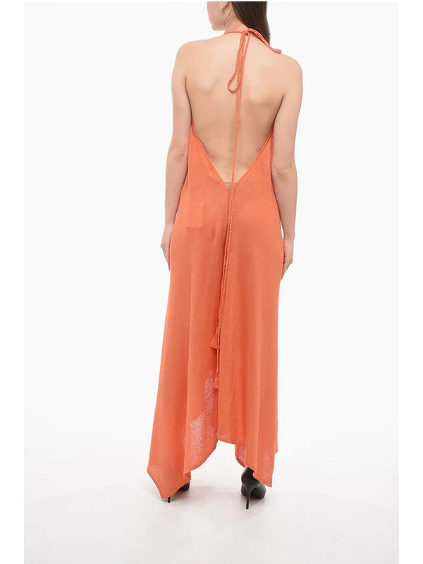 Alanui Orange Long Dress - Image 3