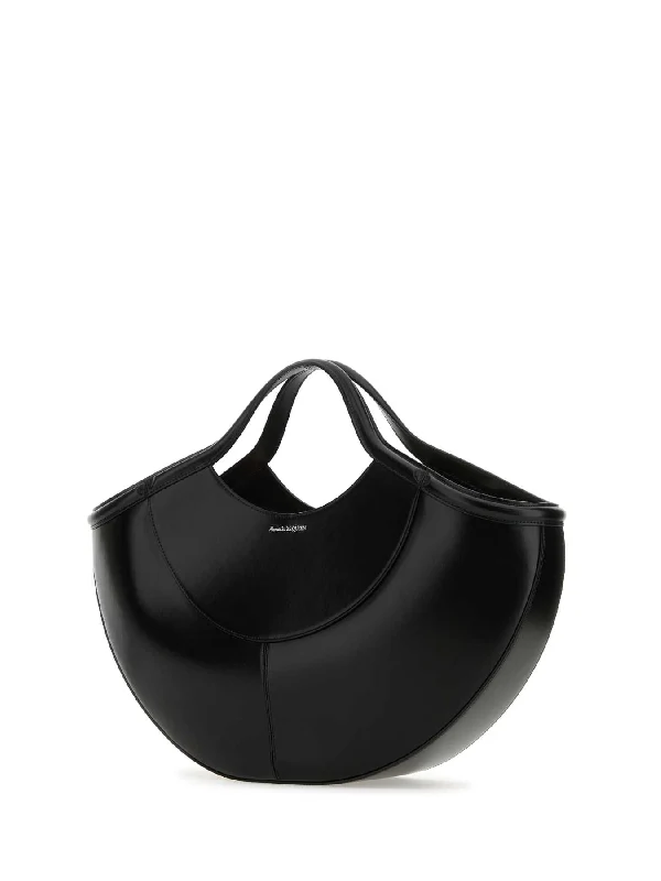 Cove Logo Leather Tote Bag - Image 2