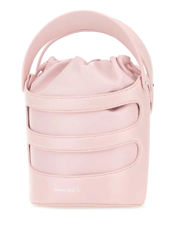 Rise Leather Logo Bucket Bag - Image 2