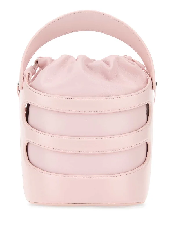 Rise Leather Logo Bucket Bag - Image 3