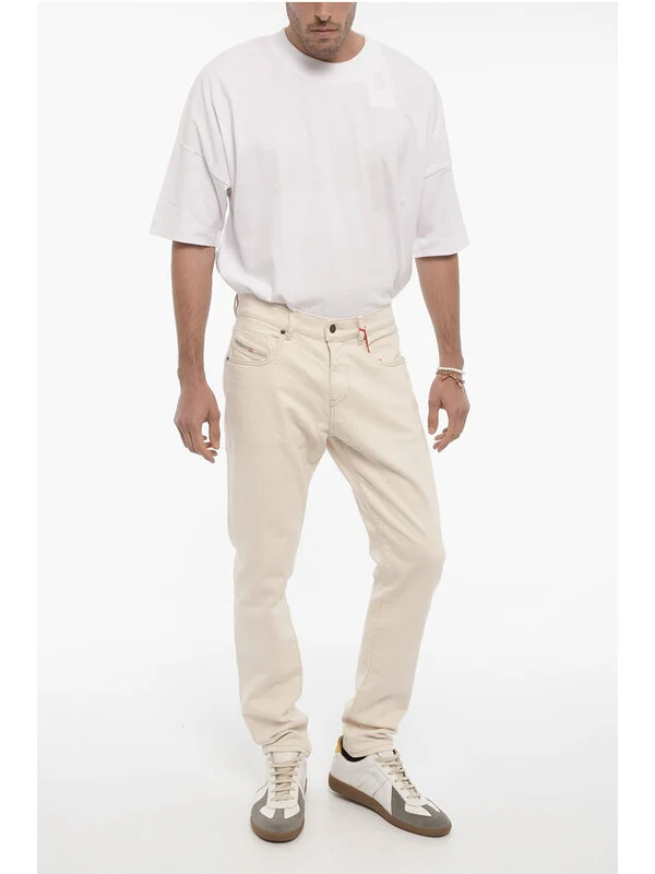 Diesel Beige Denim Pants - Image 4