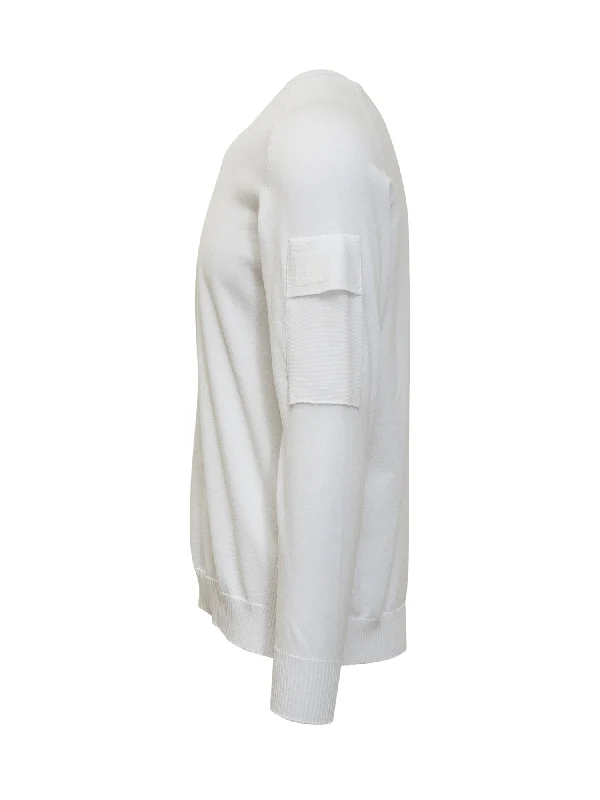Logo Patch Cotton Blend Knit - Image 3