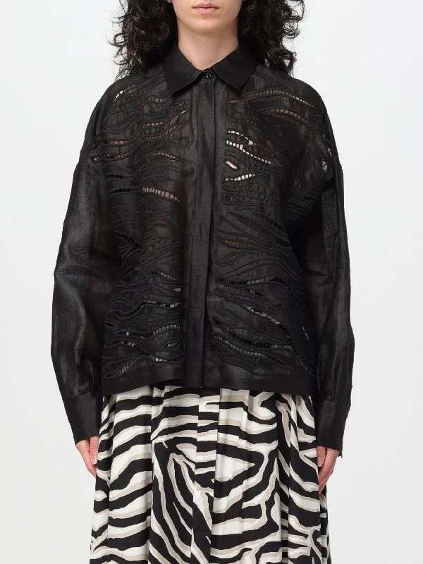 Pattern Cutout Shirt - Image 3