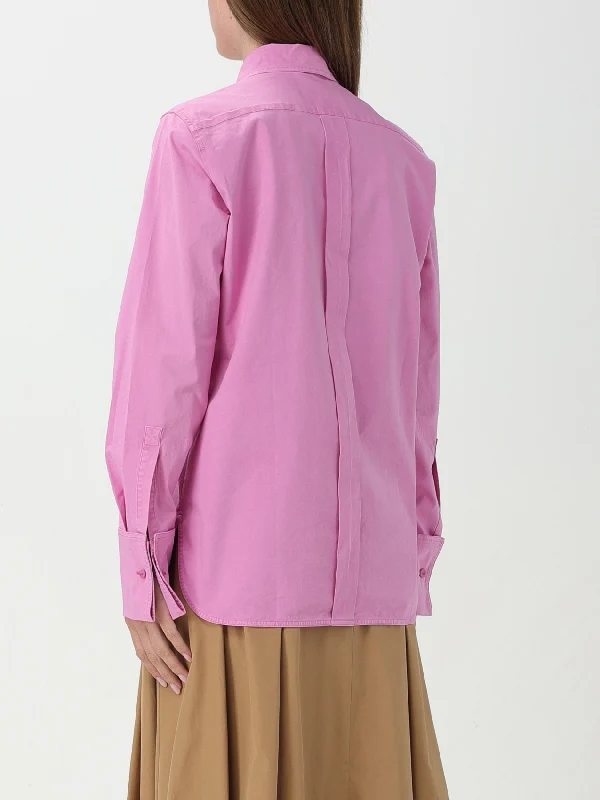 Logo Embroidery Cotton Shirt - Image 2