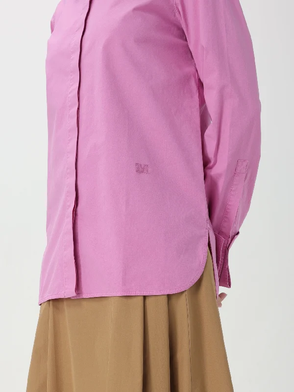 Logo Embroidery Cotton Shirt - Image 4