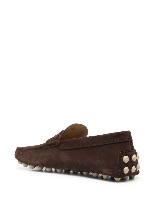 Logo Suede Penny Driving Shoes - Image 3
