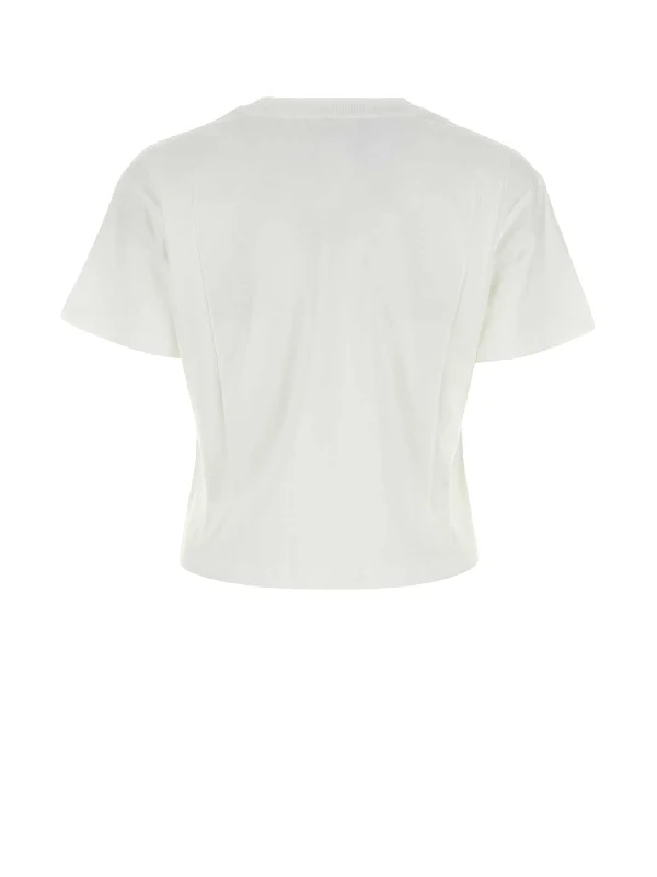 Front Logo Cotton Short Sleeve T-Shirt - Image 2