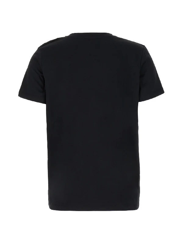 T-SHIRT BF1EF005BB02 EAB NOIRBLANC Half Sleeve - Image 2