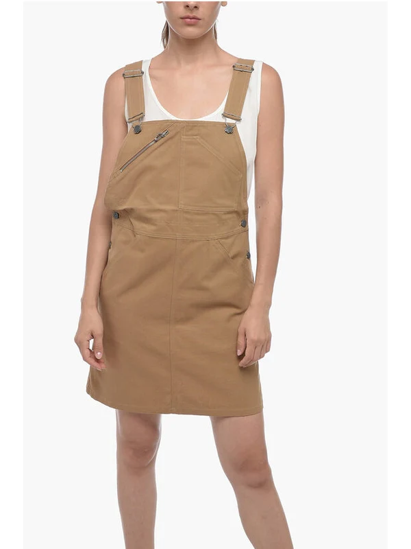 Apesse Beige Mini Dress - Image 4
