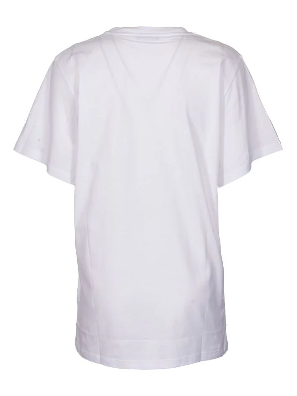 Logo Embroidery Cotton T-Shirt - Image 2