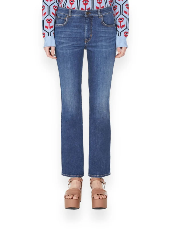 Rapallo Cropped Denim Pants - Image 3
