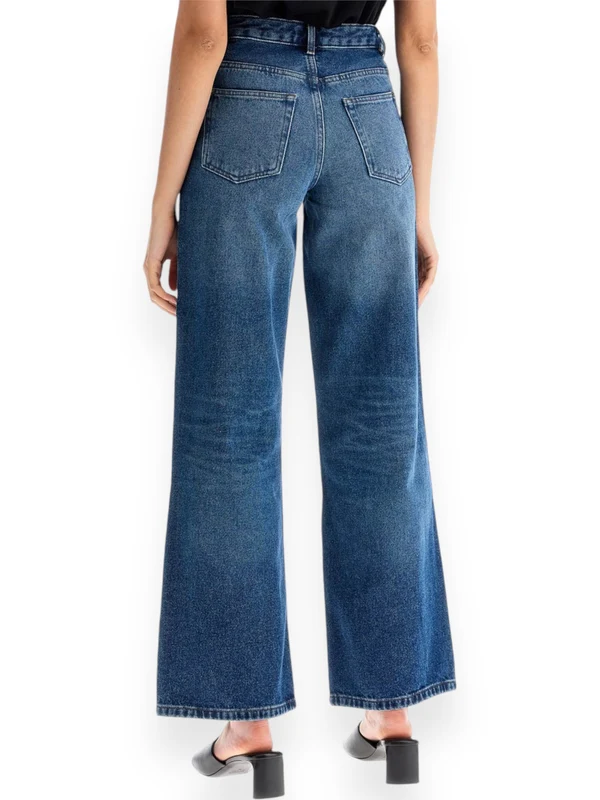Washed Denim Pants - Image 2