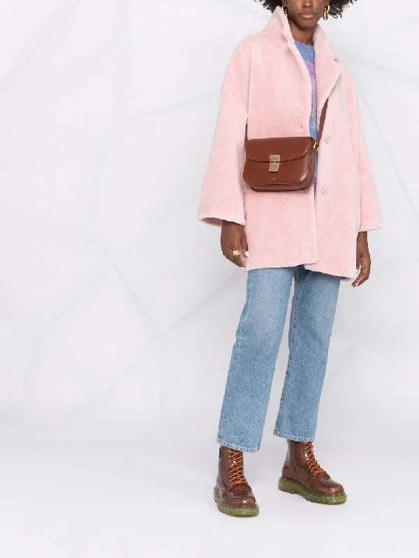 Grace Leather Flap Small Shoulder Bag - Image 4